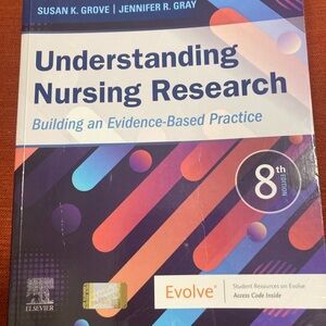 Understanding Nursing Research (8th Edition) - Textbook in Purple & Blue Cover